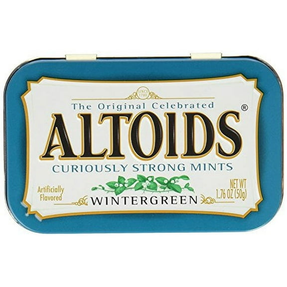 Altoids Wintergreen Curiously Strong Mints 1.76 oz (Pack of 3)