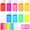 100 Pcs, variant on 100 Pcs PVC Luggage Tag,Waterproof Multicolor Flexible Suitcase Tag for Travel,Baggage Suitcase Backpack and Travel Bag