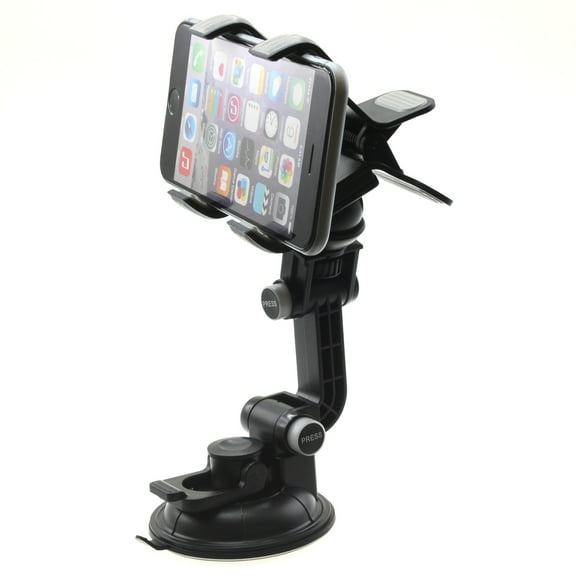Dash Car Mount for Google Pixel 8/7/6/Pro/7a Phones - Windshield Holder Cradle Swivel Dock Suction Stand