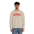 thumbnail image 5 of Cincinnati Ohio Sweatshirt Gifts Crew Neck Shirt Long Sleeve Unisex, 5 of 7