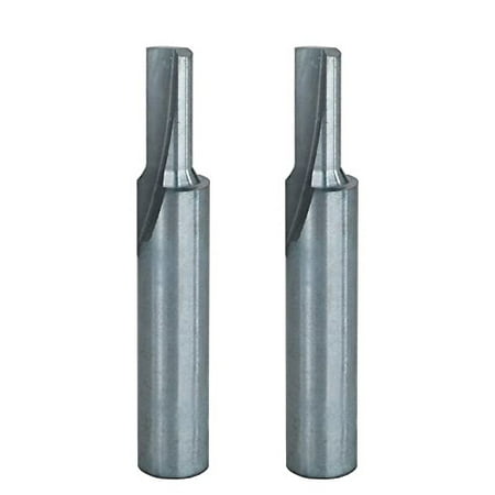 

Freud Genuine 3/16 (Dia.) X 3/8 Single Flute Straight Bit 1/4 Shank 2-Pack # 03-124-2PK