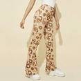 thumbnail image 5 of XIAONU Womens 70s Floral Flare Pants High Waist Stretchy Bell Bottom Trousers For Retro Hippie Style, 5 of 9