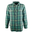 thumbnail image 2 of Women's Relaxed Fit Twill Long Sleeve Shirt-SB-XS, 2 of 4