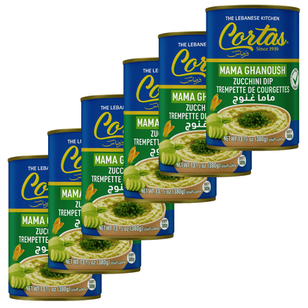 Cortas - Mama Ghanoush, Zucchini Dip (6x13.5 oz) Ready To Eat