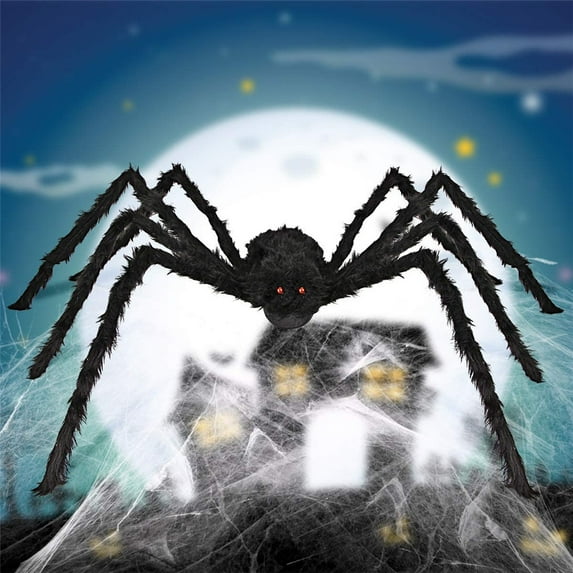 Halloween Spider Decorations, Realistic Hairy Spiders, Scary Spider Props for Indoor, Outdoor and Yard Creepy Decor