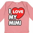 thumbnail image 4 of Inktastic I Love My Mimi Boys or Girls Long Sleeve Baby Bodysuit, 4 of 5