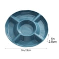 thumbnail image 3 of Aodebiao Five-Compartment Snack Tray, Candy Box for Parties, Food Storage Container, Dried Fruit and Nut Organizer, Reusable Plastic Serving Plates for Home, Office, Picnic, and Entertaining, 3 of 8