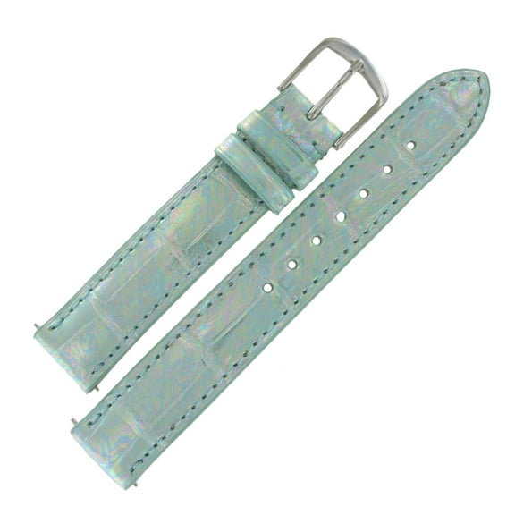 LSIA103 18mm Green Genuine Alligator Watch Strap Ladies