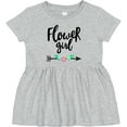 thumbnail image 3 of Inktastic Flower Girl with Arrow and Flowers Girls Baby Dress, 3 of 5