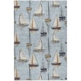 thumbnail image 2 of Addison Rugs Dream Shag Premium Machine Washable Transitional Sailboat Sky Rectangle Rug, 3' x 5', 2 of 8