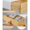 thumbnail image 5 of Floating Nightstand White with Drawers Modern Bedside Table Organiser Fully Assembled Shelf Small Spaces Wall Mounted Storage Wood Furniture for Bedroom Home Decor, 5 of 9