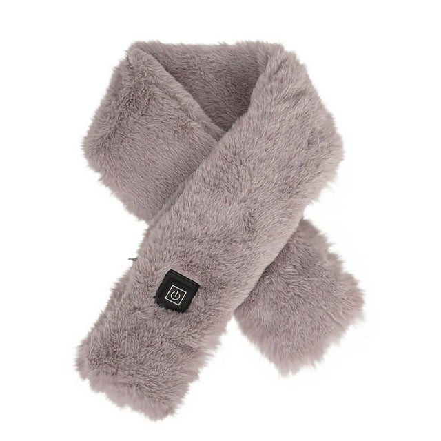 Bufanda de Calefacción para el Cuello Usb Enchufe en Invierno Cálido, 3 Velocidades de Calefacción Bufanda de Navidad Protección Del Cuello Unisex, Enchufe Usb En