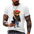 thumbnail image 3 of 2023 Year 3D Teddy Bear Printing Men T Shirt CasualO-neck Short Sleeve Tops Summer Street TrendHip Hop Harajuku Oversized Tees, 3 of 7