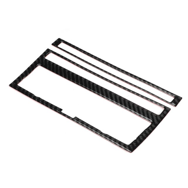 Etiqueta engomada del panel de control del CD del aire acondicionado, etiqueta engomada del interior del coche de fibra de carbono Etiqueta engomada del ajuste interior Solución innovadora