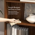 thumbnail image 5 of Cabot Tall 5 Shelf Bookcase in Modern Walnut - Engineered Wood, 5 of 8