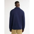 thumbnail image 5 of Free Assembly Men's Quarter Zip Fleece Pullover with Long Sleeves, Sizes S-2XL, 5 of 5