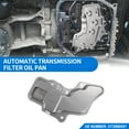 thumbnail image 2 of Unique Bargains RE5R01A Automatic Transmission Filter Oil Pan Fit for Nissan No.3172860X01 - Pack of 1, 2 of 6