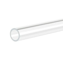 Uxcell Clear Rigid Tubing 8mm(5/16'')ID x 10mm(25/64'')OD x 14inch Length Round Plastic Water Rigid Tube
