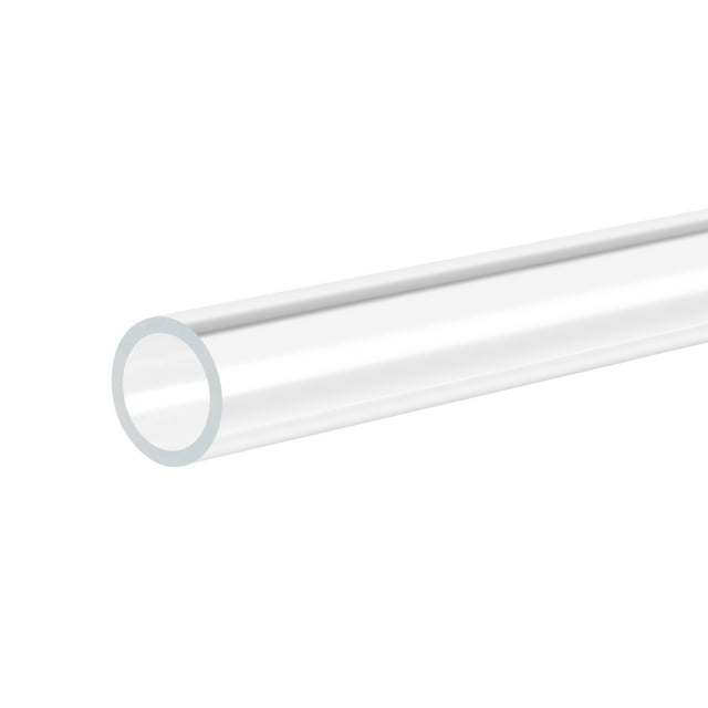 Unique Bargains Tube Rigide Transparent 8mm(5/16 Pieds')ID x 10mm(25/64 Pieds')OD x 14 Pouces Longueur Tube Rigide en Plastique Rond