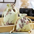 thumbnail image 3 of Baitaihem 14 Pcs Brocade Pounch Chinese Drawstring Jewelry Gift Bag Mixed Colors Random Pattern, 3 of 7