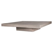 Seasonal Living Perpetual Lima Concrete Coffee Table in Slate Gray
