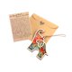 thumbnail image 4 of Adorno de elefante de madera, regalo de hermandad para mujeres, tribu, sincero y con historia. Naranja, 4 of 9