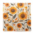 thumbnail image 2 of Yayeee Shower Curtain with Hooks 72"x72" Waterproof Fabric Bathroom Hanging Decor, Watercolor Sunflowers and Leaves, 2 of 5