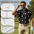 thumbnail image 5 of Aplkyhs Funny Matching Golf Shirts for Couple His and Hers Golf Shirts Matching Soft and Comfortable for Man Breathable Fabric Lightweight Suitable for Outdoor Sports Black, 5 of 6
