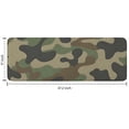 thumbnail image 7 of Jungle Camo Tree Branches Pattern Kitchen Rug Mat,Kitchen Runner Rugs Non Skid Washable,Decorative Kitchen Floor Mats for Kitchen,Sink,Laundry,17"x47.2", 7 of 7
