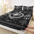 thumbnail image 3 of Homewish Animal Wolf Full Size Sheets 4-Piece for Teens Adults,Tribal Aztec Breathable Bed Sheets,Bohemian Dreamcatcher Flower Lightweight Sheet Sets,Microfiber Bedroom Decor, 3 of 7