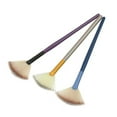 thumbnail image 4 of 1Pc Pro Fan Shape Makeup Cosmetic Brush Blending Highlighter Face Powder Tool, 4 of 6