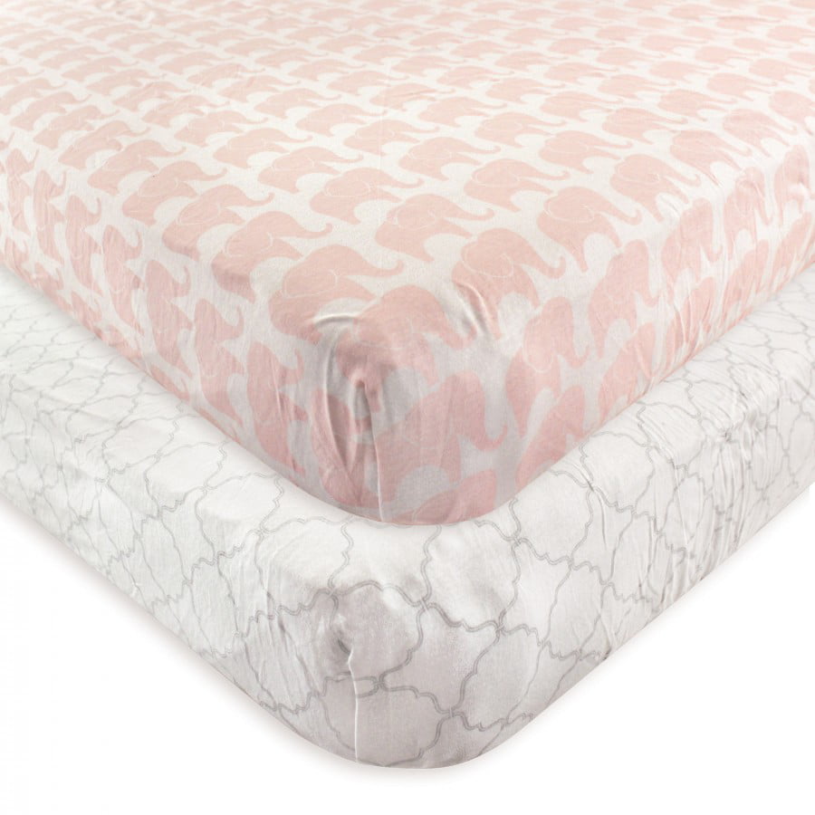 Hudson Baby Fitted Crib Sheet 