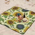 thumbnail image 6 of Coolnut Extra Large Outdoor Picnic Blanket, Yellow Sunflowers Waterproof Beach Blanket Sand Free Foldable Picnic Mat for Camping,Park,Beach,Hiking, 6 of 6