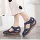 thumbnail image 4 of Sandalias de punta redonda con hueco en el tobillo cómodas para mujer y niña, zapatos de suela blanda Wmkox8yii nm1855, 4 of 6
