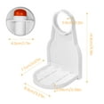 thumbnail image 3 of [2 Pack] Laundry Detergent Drip Catcher to Prevent Mess - Sturdy Detergent Cup Holder, Slides Under Tub - Laundry Detergent Gadget Keeps Room Tidy - Laundry Soap Station Organizer Messes, 3 of 9
