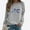 Gray, variant on Long Sleeve Shirts for Women, Casual Dragonfly Graphic Crewneck Sweatshirt Teen Girls Oversized Workout Basic Tops