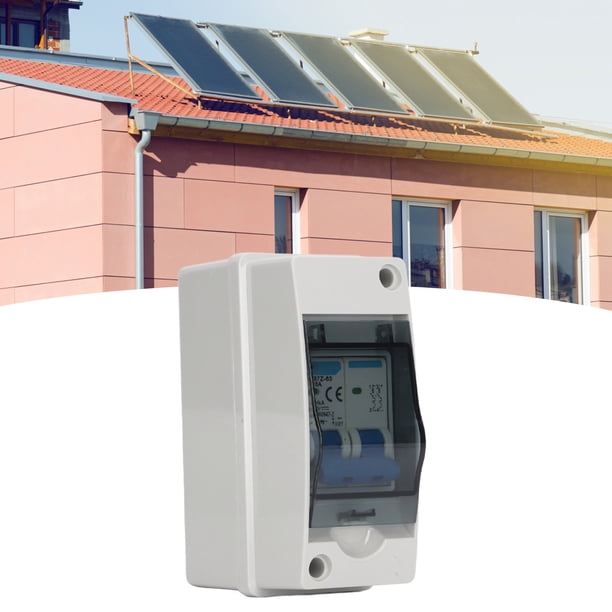 Disyuntor En Miniatura, Interruptor De Desconexión De CC De Comunicación Remota De 16 A, Cubierta Transparente De 1000 V Para Interiores Y Exteriores