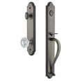 thumbnail image 2 of Grandeur Arc S Grip Single Cylinder Handleset with Versailles Interior Knob, 2 of 5