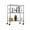 Chrome, variant on YRLLENSDAN 5-Shelf Adjustable Wire Shelving Unit Metal Shelf Layer Rack Strong Steel Organizer Wire Rack 24" L x 14" W x 60" H for Restaurant Garage Pantry Kitchen Garage,Black
