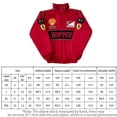 thumbnail image 2 of Veste de Course F1 Rouge avec Broderie Veste de Moto Costume de Course d'Équipe F1, 2 of 5