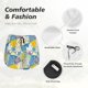 thumbnail image 4 of Balery Cute Poodle Dog Pantalones cortos deportivos para mujer con forro y dos bolsillos, elásticos, para entrenamiento, gimnasio, yoga-Medium, 4 of 7