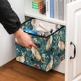 thumbnail image 5 of Kangaroo Foldable Storage Basket with Handle, 10.8"x10.5"x10.6", Large Capacity Organizer Bin - Toy Box, 5 of 6