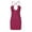 Hot Pink, variant on Women's Sheath Dress Pure Color Tight Fitting Bandage Buttock Dress Solid Color Elastic Waist Dress