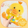 thumbnail image 5 of Baby Musical Yellow Duck Toy Newborn Crawling Tummy Time Toys Gift for 6-18 Month, 5 of 6