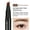 B, variant on Microblade Brow Pen, Liquid Eyebrow Pencil, 4-Tip Microblade Brow Pen for Natural Hair-Like Strokes, Waterproof Long-Lasting Eyebrow Pencil with Precision Tip and Easy Application