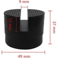 thumbnail image 2 of 2 Piece Jack Pad Rubber Block Universal Jack Pad for Auto Hydraulic Lift Jacks 5cm, 2 of 5