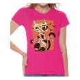 thumbnail image 1 of Awkward Styles Halloween T-Shirt Mummy Cat Shirts for Women, 1 of 4
