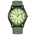 thumbnail image 2 of Bracelet de Montre Rond Homme Poignet Date Nylon Cadran Quartz Bracelet Garçon Montre pour Homme Montre pour Garçons Montre Analogique Homme Gbd-100 Montre Garçon avec Bracelet en Cuir Montre Intelligente Android pour Femmes Montre Alarme Zap Gd350-8 A168, 2 of 2