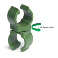 thumbnail image 3 of 10 piezas de conectores giratorios para enrejado de plantas de invernadero, clips de sujeción y hebillas 11mm, 3 of 9