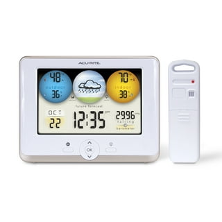 Acurite White Digital Indoor Thermometer with Compact Display,  Battery-Powered, (1 x 3.75 x 6.25)